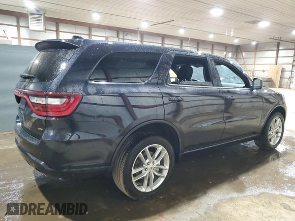2025 Dodge Durango GT with VIN 1C4RDJDG9SC536553, listed as a Copart auction lot 59480355 with 3,044 mi miles and Clean title. Bid and sale history available at DreamBid. Image 3.