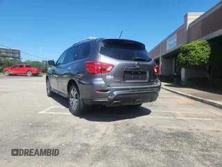 2017 Nissan Pathfinder SL z VIN 5N1DR2MN9HC909286, wystawiony jako Copart lot #58254495 z przebiegiem 80 084 mil mil oraz Szkoda całkowita • Salvage title. Historia ofert i sprzedaży dostępna na DreamBid. Obrazek 3.