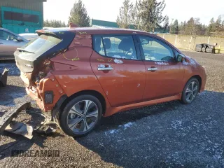 2022 Nissan LEAF SV Plus with VIN 1N4BZ1CV5NC561964, listed as a Copart auction lot 43735905 with 15,463 mi miles and Salvage Title. Bid and sale history available at DreamBid. Image 3.