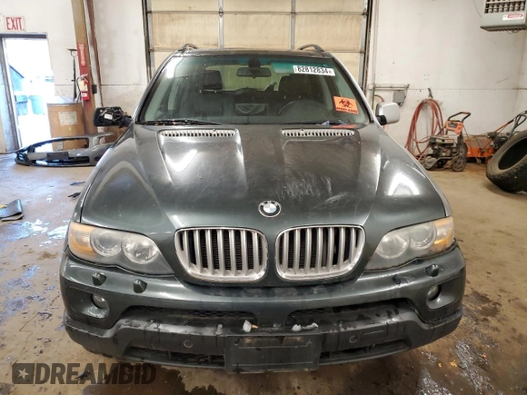 2006 BMW X5 4.4i with VIN 5UXFB53526LV22188, listed as a Copart auction lot 82812834 with 195,441 mi miles and Clean Title. Bid and sale history available at carsss.com. Image 5.