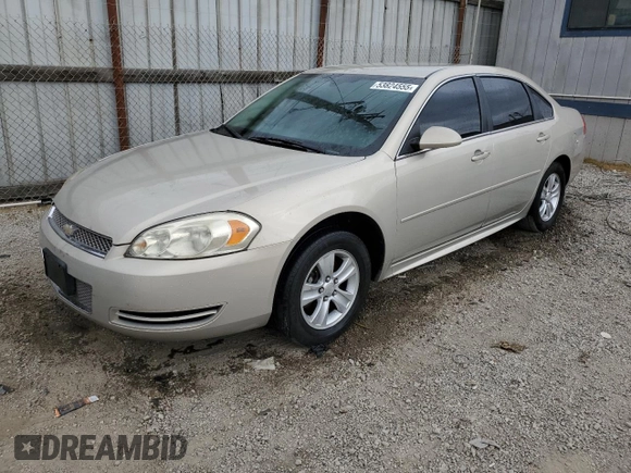 2012 Chevrolet Impala LS Fleet with VIN 2G1WF5E3XC1163362, listed as a Copart auction lot 53824555 with 228,984 mi miles and Clean Title. Bid and sale history available at DreamBid. Image 1.