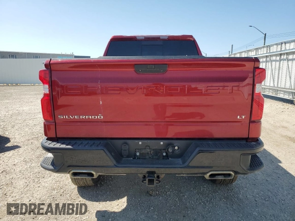 2021 Chevrolet Silverado 1500 LT Trail Boss with VIN 3GCPYFED3MG135125, listed as a Copart auction lot 46894275 with 56,694 mi miles and Salvage Title. Bid and sale history available at DreamBid. Image 6.