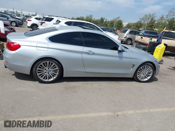 2015 BMW 4 Series 435i with VIN WBA3R1C54FK195482, listed as a IAAI auction lot 42029507 with 78,583 mi miles and . Bid and sale history available at DreamBid. Image 14.