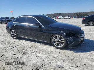 2017 Mercedes-Benz C C 300 with VIN 55SWF4JB4HU179753, listed as a Copart auction lot 47356035 with 93,124 mi miles and Salvage Title. Bid and sale history available at carsss.com. Image 4.