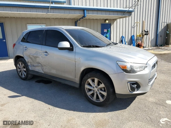 2015 Mitsubishi Outlander Sport ES with VIN 4A4AP3AU0FE054700, listed as a Copart auction lot 46096215 with 175,568 mi miles and Salvage Title. Bid and sale history available at carsss.com. Image 4.