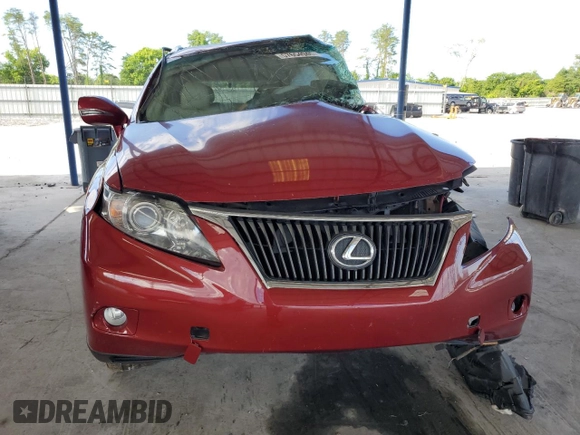 2011 Lexus RX 350 with VIN 2T2ZK1BA3BC053650, listed as a Copart auction lot 57654945 with Not provided miles and Non repairable. Bid and sale history available at DreamBid. Image 5.