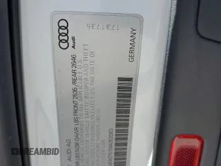 2021 Audi A5 Sportback S line Premium Plus with VIN WAUFACF51MA052083, listed as a Copart auction lot 48100144 with 41,985 mi miles. Bid and sale history available at carsss.com. Image 12.