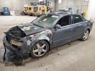 2005 Audi A4 3.0L with VIN WAULT68E75A063649, listed as a Copart auction lot 51509895 with 0 mi miles and Non Repairable. Bid and sale history available at carsss.com. Image 1.