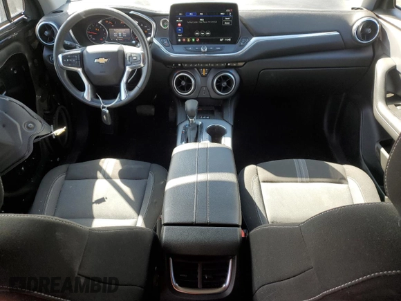 2023 Chevrolet Blazer LT with VIN 3GNKBHR49PS122308, listed as a Copart auction lot 49988235 with 16,654 mi miles and Salvage title. Bid and sale history available at DreamBid. Image 8.