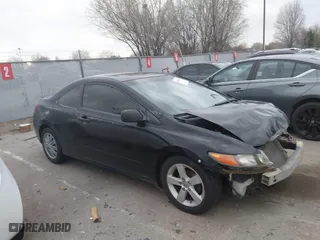 2008 Honda Civic Cpe EX with VIN 2HGFG12848H515557, listed as a IAAI auction lot 41893587 with 158,682 mi miles. Bid and sale history available at carsss.com. Image 1.