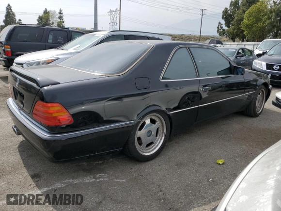 1995 Mercedes-Benz S with VIN WDBGA70E0SA272091, listed as a Copart auction lot 57371104 with Not Provided miles and Salvage Title. Bid and sale history available at DreamBid. Image 3.