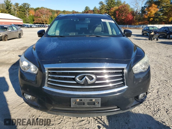 2013 Infiniti JX35 with VIN 5N1AL0MM5DC321802, listed as a Copart auction lot 76448834 with 169,516 mi miles and Clean Title. Bid and sale history available at carsss.com. Image 5.