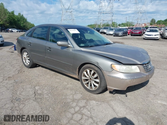 2008 Hyundai Azera Limited with VIN KMHFC46F68A333650, listed as a IAAI auction lot 42224987 with 105,229 mi miles and . Bid and sale history available at DreamBid. Image 1.