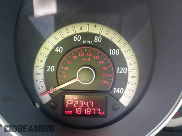 2012 Kia Forte EX with VIN KNAFU4A26C5513375, listed as a IAAI auction lot 41891066 with 181,877 mi miles. Bid and sale history available at carsss.com. Image 15.