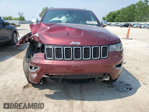 2020 Jeep Grand Cherokee Limited with VIN 1C4RJFBG9LC340171, listed as a Copart auction lot 60220535 with 95,647 mi miles and Salvage title. Bid and sale history available at DreamBid. Image 5.