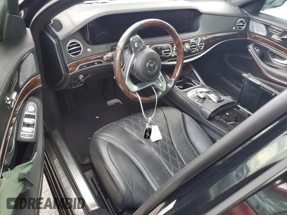 2020 Mercedes-Benz S S 560 with VIN WDDUG8GB8LA490596, listed as a Copart auction lot 73997774 with Not Provided miles and Non Repairable. Bid and sale history available at carsss.com. Image 8.