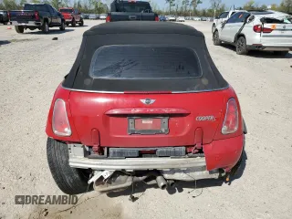 2005 MINI Convertible S with VIN WMWRH33535TF84456, listed as a Copart auction lot 50120725 with 149,840 mi miles and Salvage Title. Bid and sale history available at DreamBid. Image 6.