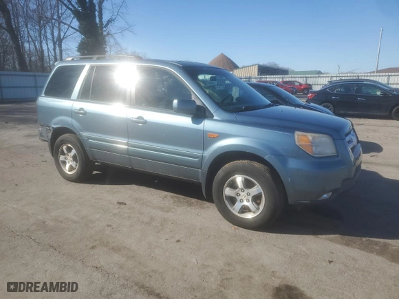 2008 Honda Pilot EX-L with VIN 5FNYF18758B028771, listed as a Copart auction lot 45295865 with 167,965 mi miles and Salvage Title. Bid and sale history available at carsss.com. Image 4.