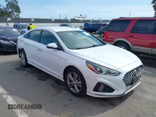 2019 Hyundai Sonata SEL with VIN 5NPE34AF6KH786609, listed as a IAAI auction lot 41561229 with 90,724 mi miles and . Bid and sale history available at DreamBid. Image 1.