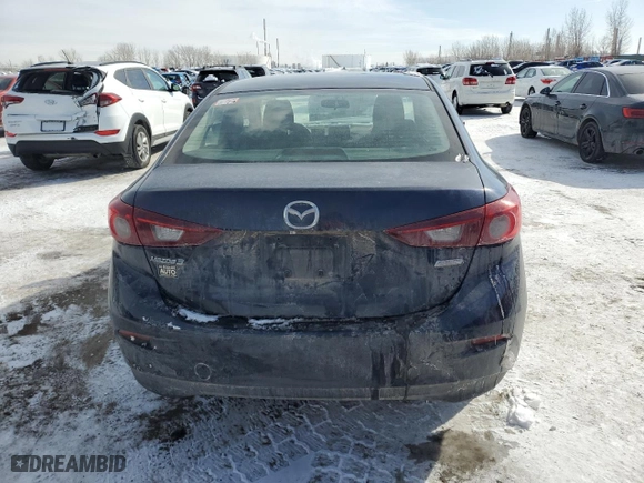 2016 Mazda Mazda3 i Sport with VIN 3MZBM1U70GM294661, listed as a Copart auction lot 46125405 with 130,879 mi miles and Salvage Title. Bid and sale history available at carsss.com. Image 6.