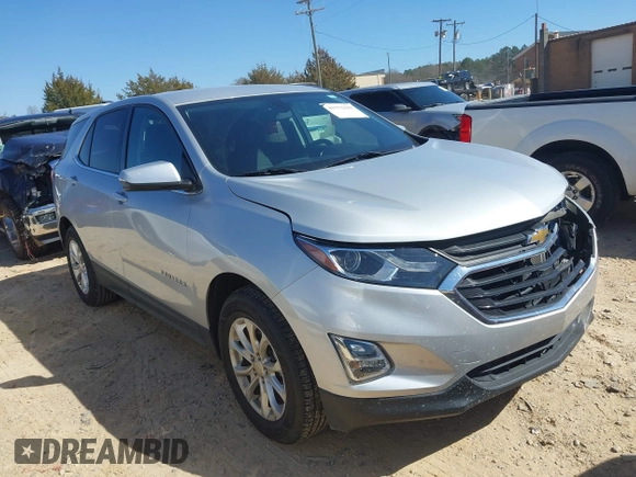 2019 Chevrolet Equinox LT with VIN 2GNAXUEV0K6285473, listed as a IAAI auction lot 41772103 with 59,268 mi miles and . Bid and sale history available at carsss.com. Image 1.