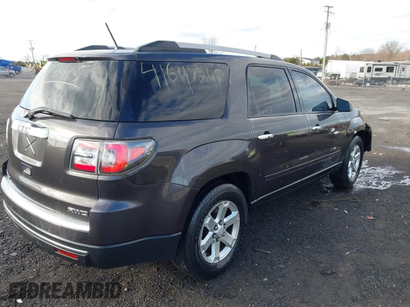 2014 GMC Acadia SLE with VIN 1GKKVPKD6EJ159470, listed as a IAAI auction lot 41697245 with 163,492 mi miles and . Bid and sale history available at carsss.com. Image 4.