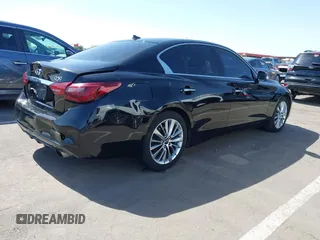 2020 Infiniti Q50 Luxe with VIN JN1EV7AP1LM206746, listed as a IAAI auction lot 42115920 with 94,394 mi miles and . Bid and sale history available at DreamBid. Image 4.