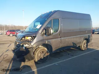 2023 Ram ProMaster Cargo Van with VIN 3C6LRVCG1PE538028, listed as a IAAI auction lot 41298704 with 43,737 mi miles. Bid and sale history available at carsss.com. Image 17.