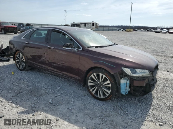 2017 Lincoln MKZ Hybrid Reserve with VIN 3LN6L5MU4HR636584, listed as a Copart auction lot 47439115 with 93,132 mi miles and Salvage Title. Bid and sale history available at carsss.com. Image 4.