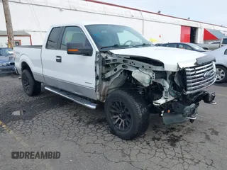 2012 Ford F-150 XL with VIN 1FTFX1ET7CKE37016, listed as a IAAI auction lot 41313215 with 98,180 mi miles. Bid and sale history available at carsss.com. Image 1.