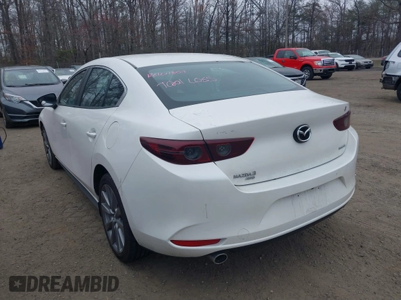 2021 Mazda 3 Select with VIN JM1BPBBL4M1340257, listed as a IAAI auction lot 41796721 with 24,861 mi miles and . Bid and sale history available at carsss.com. Image 3.