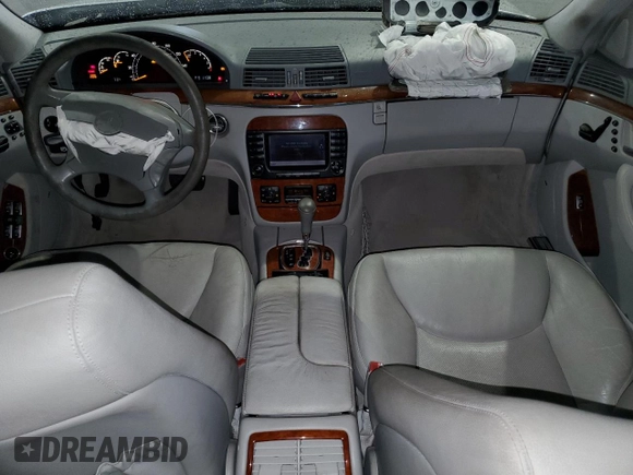 2006 Mercedes-Benz S 430 with VIN WDBNG70J46A481293, listed as a Copart auction lot 56481855 with Not provided miles and Salvage title. Bid and sale history available at DreamBid. Image 8.
