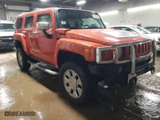 2008 Hummer H3 SUV with VIN 5GTEN13E888145801, listed as a Copart auction lot 49551095 with 140,079 mi miles and Salvage Title. Bid and sale history available at carsss.com. Image 4.