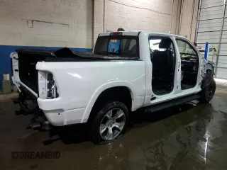 2022 Ram 1500 Laramie with VIN 1C6SRFJT7NN365951, listed as a Copart auction lot 52348575 with Not provided miles and Non repairable. Bid and sale history available at DreamBid. Image 3.