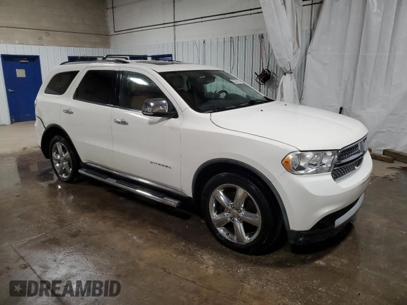 2012 Dodge Durango Citadel with VIN 1C4SDJET4CC131246, listed as a Copart auction lot 52932215 with 151,541 mi miles and Salvage Title. Bid and sale history available at carsss.com. Image 4.