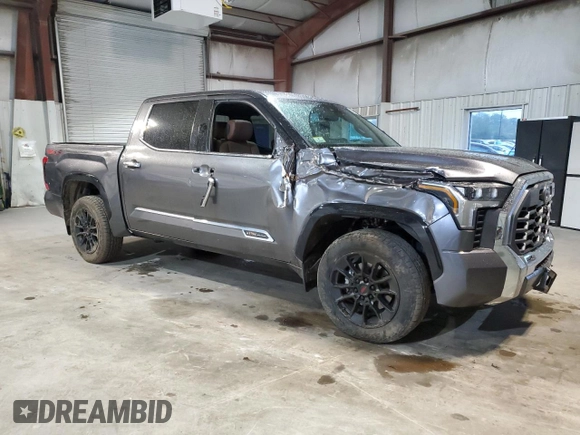 2022 Toyota Tundra 1794 Edition with VIN 5TFMA5DB6NX002857, listed as a Copart auction lot 57826375 with 32,825 mi miles and Non repairable. Bid and sale history available at DreamBid. Image 4.