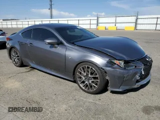 2016 Lexus RC 350 F Sport with VIN JTHHE5BC6G5012495, listed as a Copart auction lot 58546685 with 136,405 mi miles and Salvage title. Bid and sale history available at DreamBid. Image 4.