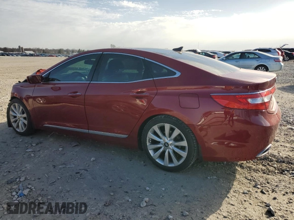 2014 Hyundai Azera Limited z VIN KMHFH4JG6EA372896, wystawiony jako Copart lot #49536095 z przebiegiem Nie podano mil oraz Czysty tytuł • Clean title. Historia ofert i sprzedaży dostępna na DreamBid. Obrazek 2.