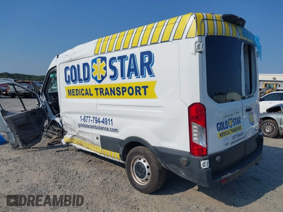 2020 Ford Transit Cargo z VIN 1FTBR1C83LKB03380, wystawiony jako IAAI lot #40415265 z przebiegiem 56 452 mil mil oraz . Historia ofert i sprzedaży dostępna na DreamBid. Obrazek 3.