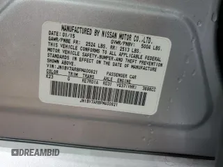 2015 Infiniti Q50 with VIN JN1BV7AR8FM400621, listed as a Copart auction lot 51675905 with 118,067 mi miles and Salvage title. Bid and sale history available at DreamBid. Image 12.