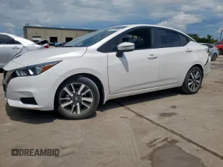 2021 Nissan Versa SV с VIN 3N1CN8EV4ML923465, выставлен на аукционе Copart как лот 58776365 с пробегом 56 685 миль миль и Списание • Salvage title. История ставок и продаж доступна на DreamBid. Изображение 1.