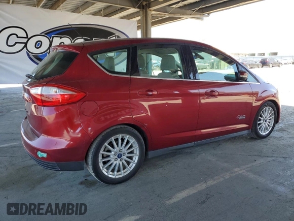 2013 Ford C-Max SEL with VIN 1FADP5CU2DL542106, listed as a Copart auction lot 55529935 with 175,554 mi miles and Salvage Title. Bid and sale history available at DreamBid. Image 3.