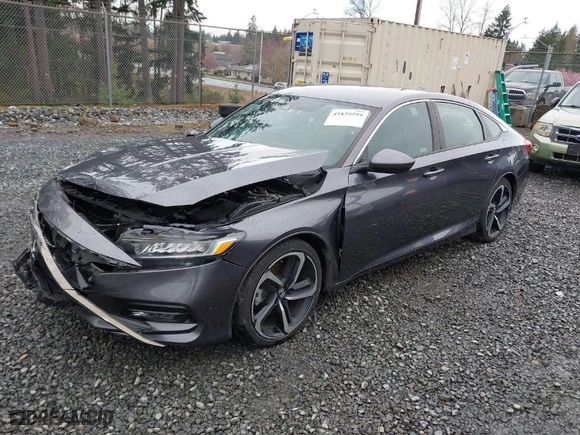 2020 Honda Accord Sedan Sport with VIN 1HGCV1F32LA065373, listed as a IAAI auction lot 41839294 with 45,572 mi miles. Bid and sale history available at carsss.com. Image 2.