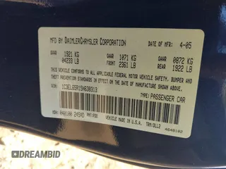 2005 Chrysler Sebring Limited with VIN 1C3EL65R15N638313, listed as a IAAI auction lot 42090291 with 80,105 mi miles and . Bid and sale history available at DreamBid. Image 9.