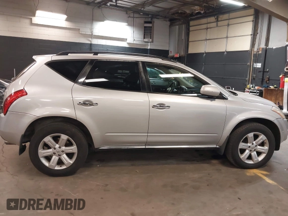 2007 Nissan Murano S with VIN JN8AZ08W57W639487, listed as a IAAI auction lot 42061645 with 144,469 mi miles and . Bid and sale history available at DreamBid. Image 13.