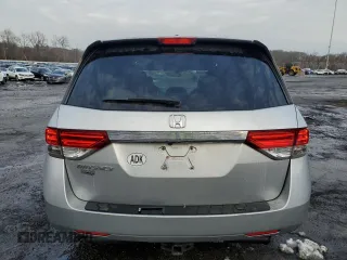 2014 Honda Odyssey EX-L with VIN 5FNRL5H69EB063028, listed as a Copart auction lot 43431935 with 118,426 mi miles and Salvage Title. Bid and sale history available at DreamBid. Image 6.