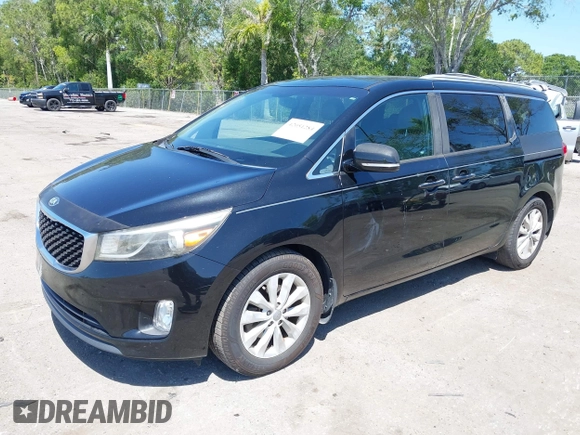 2016 Kia Sedona SX with VIN KNDMC5C15G6143818, listed as a IAAI auction lot 42051284 with 97,666 mi miles and . Bid and sale history available at carsss.com. Image 18.
