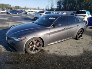 2017 Alfa Romeo Giulia Ti with VIN ZARFAECN5H7556678, listed as a Copart auction lot 48544905 with 94,800 mi miles and Salvage Title. Bid and sale history available at carsss.com. Image 1.