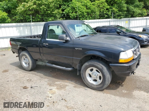 2000 Ford Ranger XL with VIN 1FTYR10V8YPA69175, listed as a Copart auction lot 55406755 with 218,143 mi miles and Salvage Title. Bid and sale history available at carsss.com. Image 4.