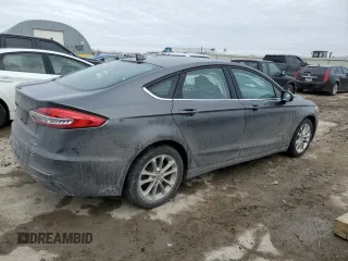 2019 Ford Fusion SE with VIN 3FA6P0LU5KR108871, listed as a Copart auction lot 45390485 with 61,130 mi miles and Salvage Title. Bid and sale history available at carsss.com. Image 3.